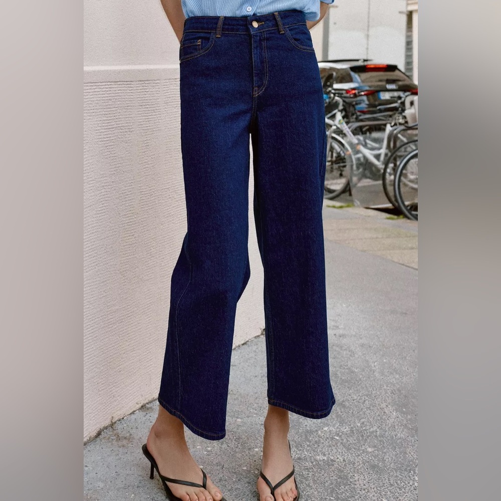 Zara Dark Blue High-Waist 24